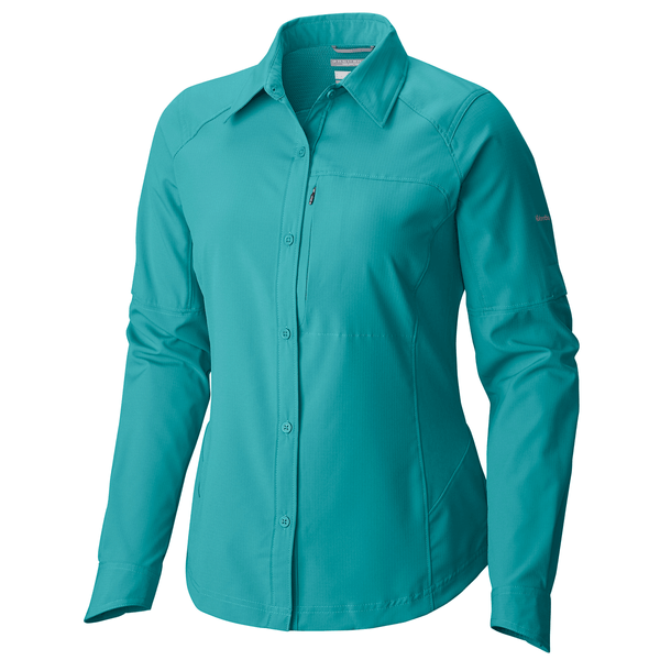 Camisa Columbia Silver Ridge Manga Larga Mujer 354 Miami