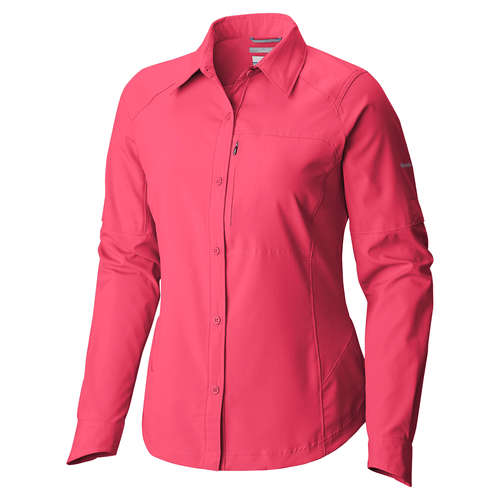 Camisa Columbia Silver Ridge Manga Larga Mujer 673 Bright
