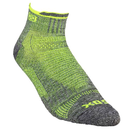 Medias-de-Compresion-Sox-Freepass-Running-Unisex-Gris-Amarillo-TE125C