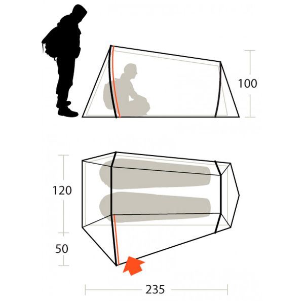 Tente Ferrino LIGHTENT 3 Pro Vert - La Tente Légère, Fiable Et Spacieuse