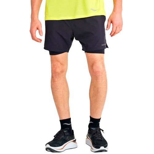 Short-Saucony-Outpace-7--2-in-1-Running-Training-Hombre-Black-A2117335-105